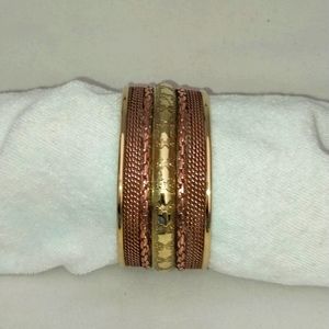 Beautiful brass and copper cuff